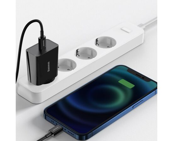 ĮKROVIKLIS BASEUS SPEED MINI QUICK CHARGER 1C 20W JUODAS CCFS-SN01, 6953156201699