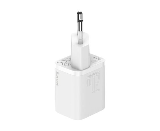 ĮKROVIKLIS BASEUS SUPER SI 20W + LIGHTNING 1.0M BALTAS TZCCSUP-B02, 6953156230064