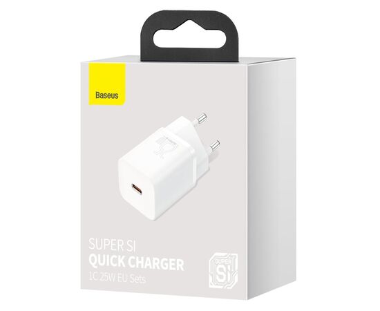 ĮKROVIKLIS BASEUS SUPER SI 25W BALTAS CCSP020102, 6932172603731
