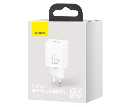 ĮKROVIKLIS BASEUS SUPER SI 30W BALTAS CCSUP-J02, 6953156205079