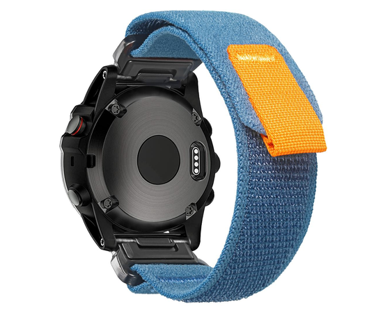 HEMSUT NAILONINė APYRANKė GARMIN LAIKRODžIAMS SU QUICKFIT UNITY TRAIL LOOP, 140BLUE