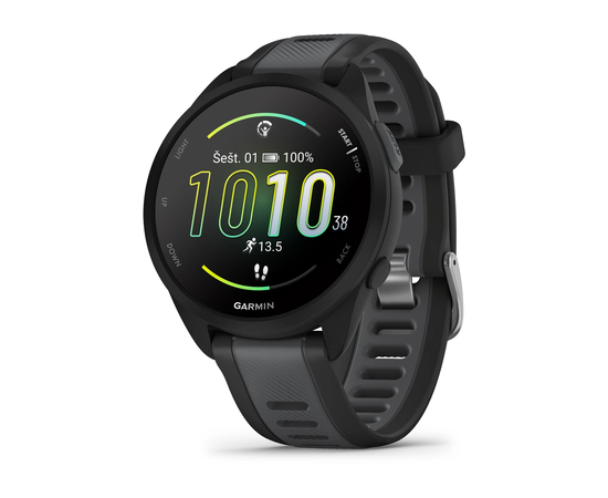 GARMIN FORERUNNER 165 MUSIC JUODOS / PILKAI MELSVOS SPALVOS, 010-02863-30