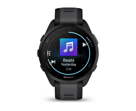 GARMIN FORERUNNER 165 MUSIC JUODOS / PILKAI MELSVA SPALVA, 010-02863-30