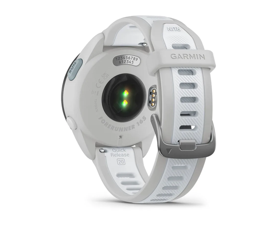 GARMIN FORERUNNER 165 MUSIC PILKšVOS / BALTOJO AKMENS SPALVOS, 010-02863-31