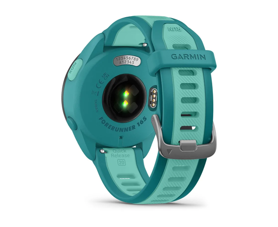 GARMIN FORERUNNER 165 MUSIC TURKIO / žALSVAI MėLYNA SPALVA, 010-02863-32