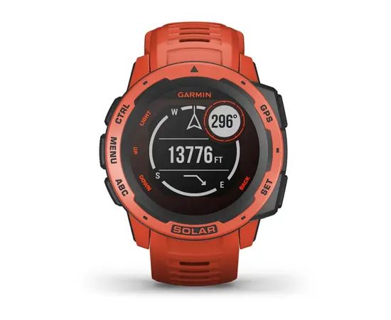 GARMIN INSTINCT SOLAR RAUDONOS SPALVOS, 010-02293-20