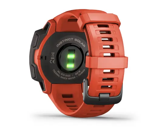 GARMIN INSTINCT SOLAR RAUDONOS SPALVOS, 010-02293-20