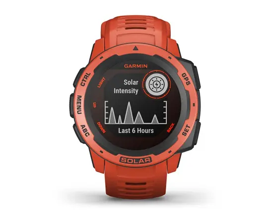 GARMIN INSTINCT SOLAR RAUDONOS SPALVOS, 010-02293-20