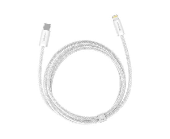 KABELIS BASEUS DYNAMIC Iš TYPE-C į LIGHTNING 20W 1.0M BALTAS CALD000002, 6932172601881