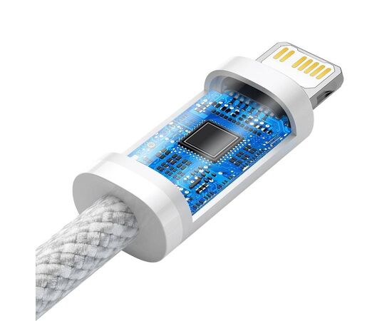 KABELIS BASEUS DYNAMIC Iš TYPE-C į LIGHTNING 20W 1.0M BALTAS CALD000002, 6932172601881