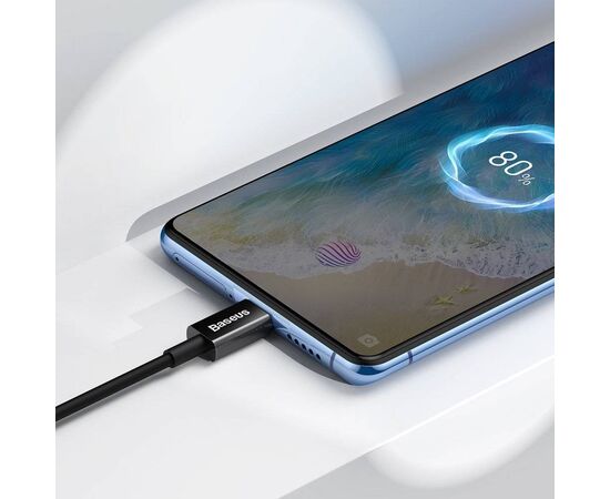 USB KABELIS BASEUS SUPERIOR Iš USB į MICROUSB 2A 2.0M JUODAS CAMYS-A01, 6953156208483