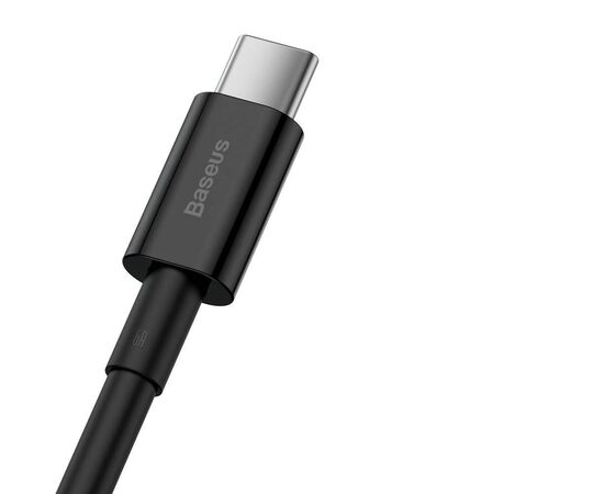 USB KABELIS BASEUS SUPERIOR Iš USB į TYPE-C 66W 2.0M JUODAS CATYS-A01, 6953156205512