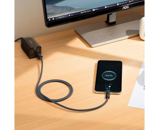 USB KABELIS BASEUS DYNAMIC 100W USB-A TO TYPE-C 1.0M PILKAS CALD000616, 6932172607432