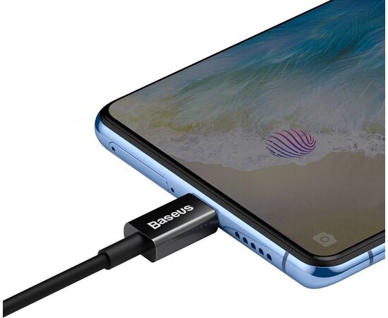 USB KABELIS BASEUS SUPERIOR USB-A TO MICROUSB 2A 1.0M JUODAS CAMYS-01, 6953156208476