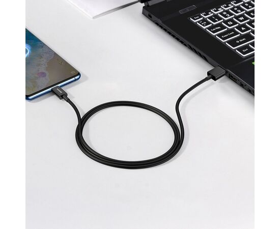 USB KABELIS BASEUS SUPERIOR USB-A TO MICROUSB 2A 1.0M JUODAS CAMYS-01, 6953156208476