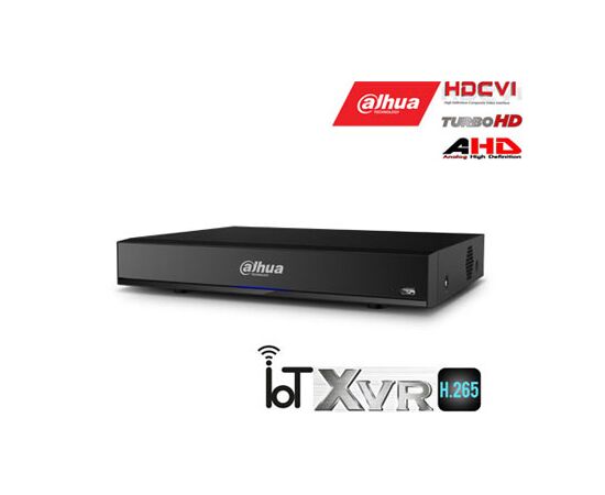 DAHUA PENTABRID 4K įRAšYMO įRENG. 16KAN. HDCVI/AHD/TVI/CVBS/IP, 4K 7FPS, 4MP 15FPS, IOT,H.265, 1HDD, 7116HE-4KL-X