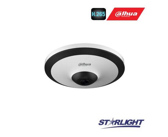 DAHUA FISH-EYE IP KAMERA EW5541-AS. STARLIGHT 5MP 25FPS. 360°, IR IKI 10M., IVS, WDR, EW5541-AS