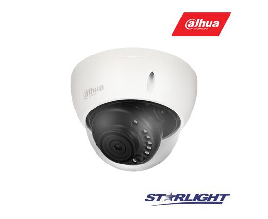 DAHUA HD-CVI KAM. STARLIGHT KUPOLINė 2MP SU IR IKI 30M, 2.8MM OBJ., STARVIS SENSOR., WDR, IK10, HDBW2241EP