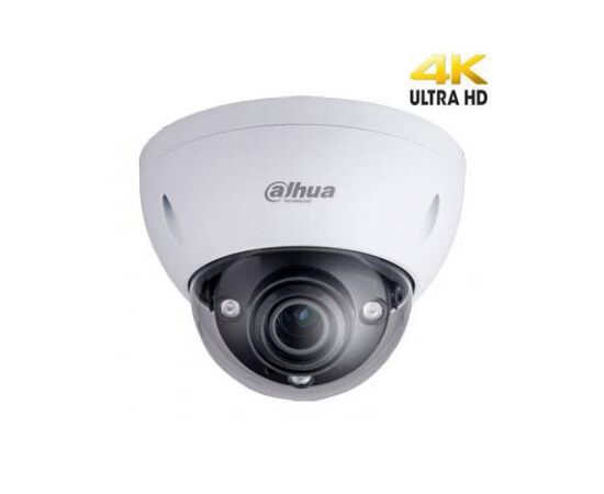 DAHUA 4K IP KAMERA KUPOLINė 12M, IR IKI 50M.,1/1.7” 4.1~16.4MM, 12MP 20FPS, IP67, IK10, IVS, DWDR, SSA, HDBW81230EPZ