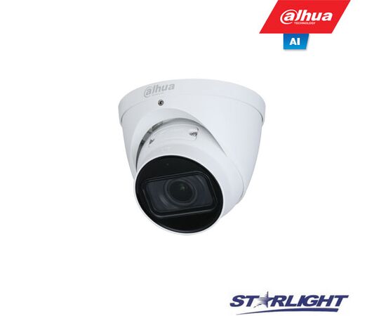 DAHUA IP KAMERA HDW3841T-ZAS 8MP, IR PAšVIETIMAS IKI 50M, 2.7MM-13.5MM 113°-31°, SMD, IVS, AI, HDW3841T-ZAS
