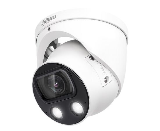 DAHUA IP KAM. AI 8MP KUPOL. STARLIGHT, LED IKI 50M, 8MP(3840X2160)1~25FPS, 2.8MM, H.265+, EPOE, HDW5849HALED