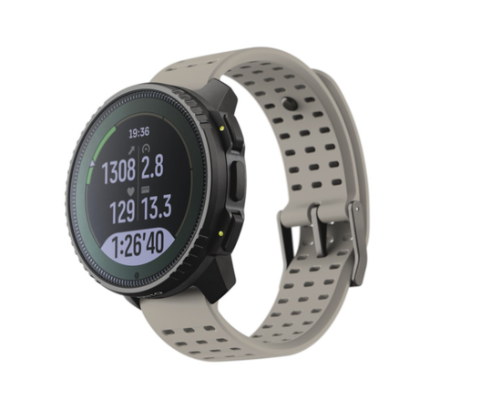 SUUNTO VERTICAL SOLAR JUODO SMėLIO SPALVOS SPORTINIS LAIKRODIS, SS050986000