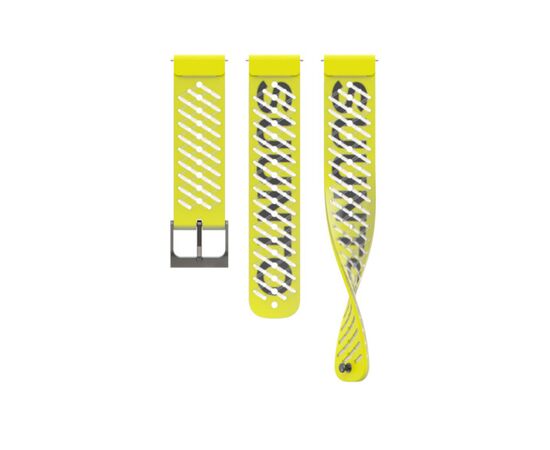 SUUNTO 22MM SILICONE STRAP LEMON YELLOW APYRANKė, SS050963000