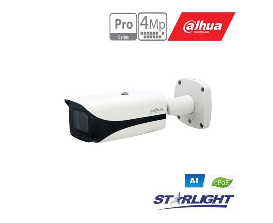 DAHUA IP KAM. AI 4M 2K CILINDR. STARLIGHT + SU LXIR IKI 60M, 4MP(2688X1520)1~25FPS, 2.7-12MM, H.265+, EPOE, HFW5442E-ZE