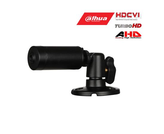 DAHUA HD-CVI, TVI, AHD, CVBS KAMERA 2MP, PINHOLINIS OBJEKTYVAS 2.8MM. 100.5°, IP67, DWDR, HUM1220GP-BP