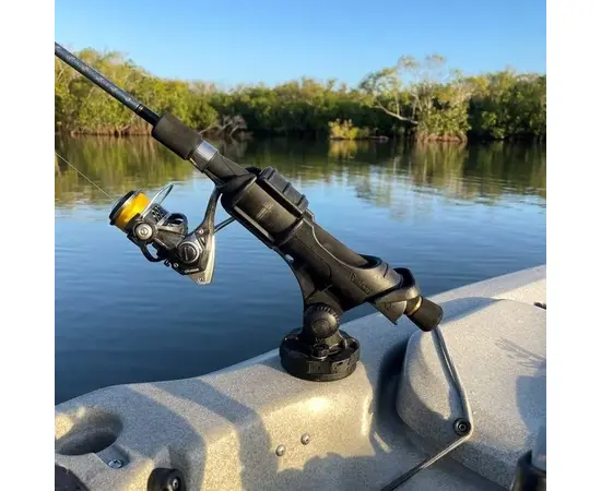 MEŠKERĖS LAIKIKLIS RAILBLAZA HEXX BASE & ROD HOLDER II, RL11-4189-11