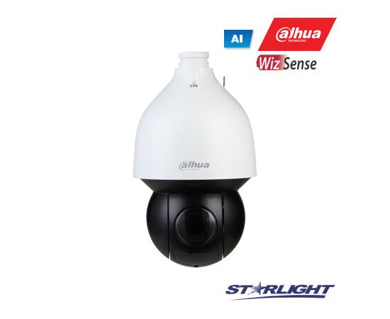 DAHUA IP VALDOMA STEBėJIMO KAMERAT AI 2MP STARLIGHT. 32X, IR 150M, SMD PLUS, H.265, AUTO-TRACKING, SD5A232XAHNR