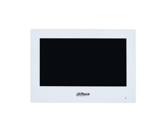 DAHUA IP DOMOFONO MONITORIUS 7 COLIų, POE, VEIKIA TIK SIP PROTOKOLU, WI-FI, BALTAS, VTH2621GW-WP