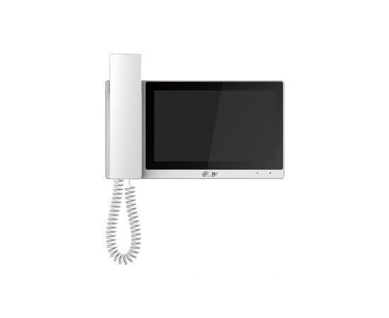 DAHUA IP DOMOFONO MONITORIUS SU RAGELIU, 7 COL.1024X600, MICRO SD KORTELėS PRIEVADAS, POE(802.3AF) BALTAS, VTH5221EW-H