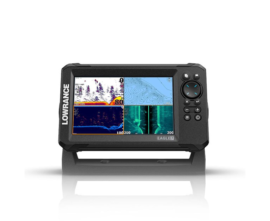 LOWRANCE EAGLE 7 ECHOLOTAS SU TRIPLESHOT HD SONARU, 000-16121-001