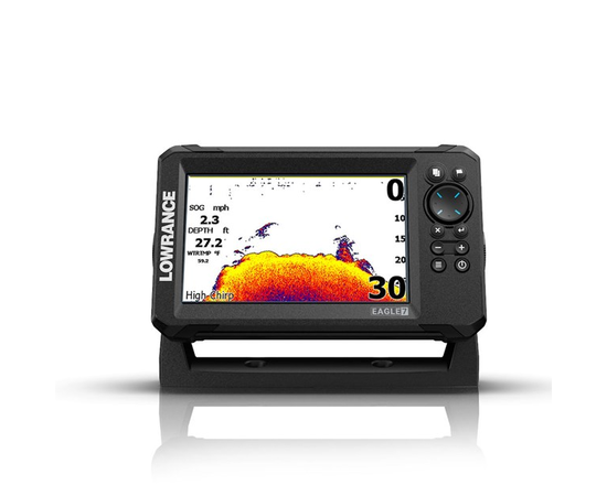 LOWRANCE EAGLE 7 ECHOLOTAS SU TRIPLESHOT HD SONARU, 000-16121-001