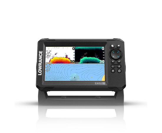 LOWRANCE EAGLE 7 ECHOLOTAS SU SPLITSHOT SONARU, 000-16115-001