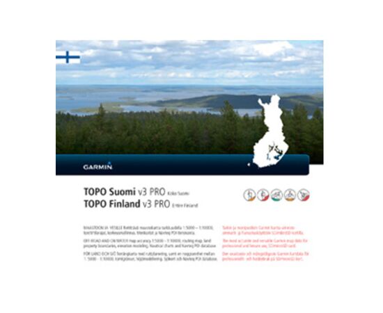 GARMIN TOPO SUOMI/FINLAND V5 PRO, WHOLE COUNTRY, MICROSD/SD, 010-11988-02