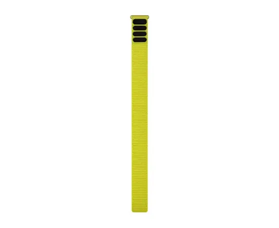 GARMIN ULTRAFIT 22MM GELTONA NAILONINė APYRANKė, 010-13306-15
