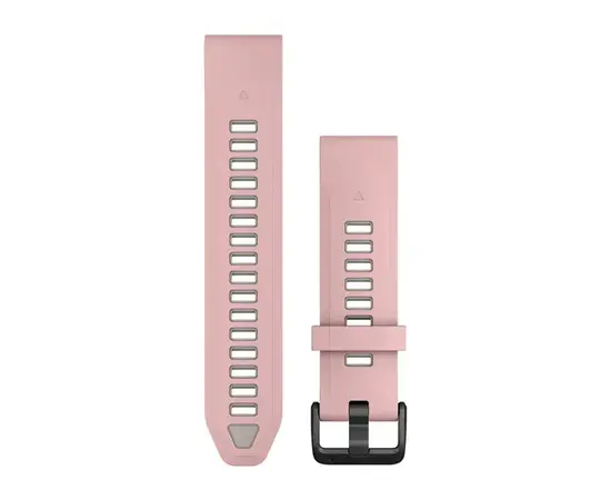 GARMIN QUICKFIT 20 MM DULKIų ROžė/RūKO PILKA SILIKONINė APYRANKė, 010-13391-05