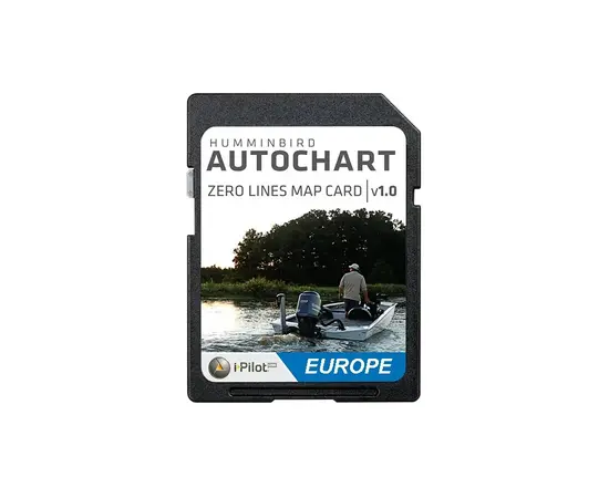 HUMMINBIRD AUTOCHART ZERO LINE SD CARD EUROPE, 600033-1M