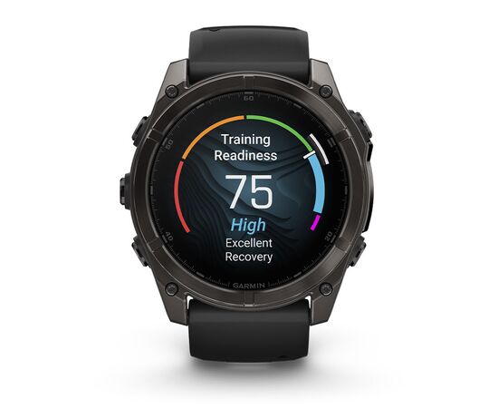 GARMIN FENIX 8 51MM, SAPPHIRE SOLAR, JUODAS, 010-02907-11