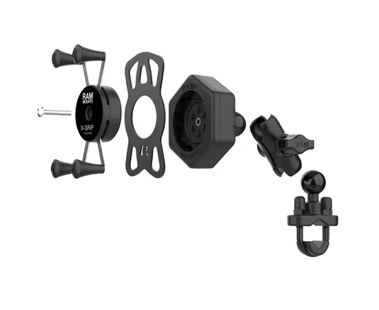 UNPKD RAM X-GRIP WITH MALE PIN LOCK AND ANTI-VIBRATION WITH STANDARD ARM AND U BOLT, RAM-B-149Z-UN7-462