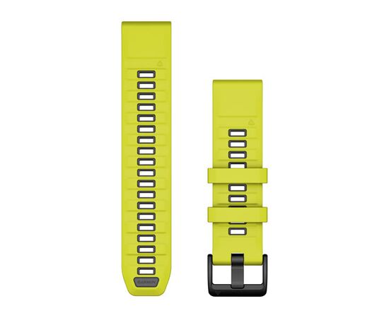 GARMIN QUICKFIT 26MM GELTONA/GRAFITO SILIKONINė APYRANKė, 010-13393-08