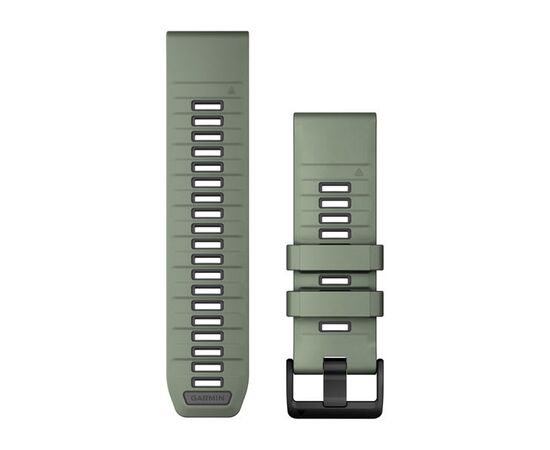GARMIN QUICKFIT 26MM GLUOSNIO žALIA/GRAFITO SILIKONINė APYRANKė, 010-13393-04