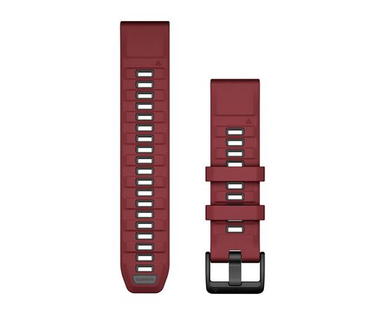 GARMIN QUICKFIT 22MM MARSALA/GRAFITO SILIKONINė APYRANKė, 010-13392-06