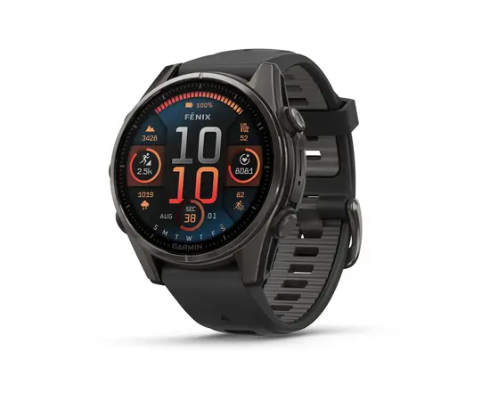 GARMIN FENIX 8 43MM, AMOLED, ANGLIES SPALVOS, 010-02903-21