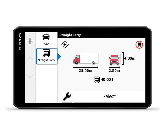GARMIN DEZL LGV720 NAVIGACIJA SUNKVEžIMIAMS, 010-02924-15