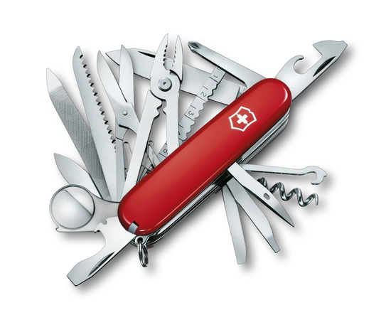 ŠVEICARIšKAS PEILIUKAS VICTORINOX SWISS CHAMP, 1.6795