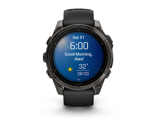 GARMIN FENIX 8 47MM, AMOLED, ANGLIES SPALVOS, 010-02904-21