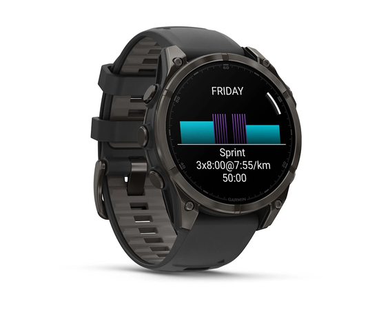 GARMIN FENIX 8 47MM, AMOLED, ANGLIES SPALVOS, 010-02904-21